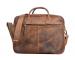 New Design Men's Crazy horse Leather Briefcases Handbags Laptop Shoulder bags Vintage Totes